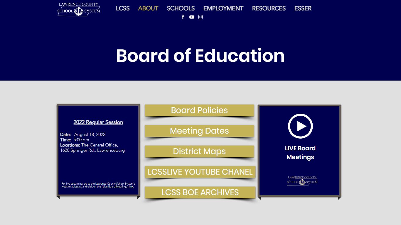 Board of Education | LawCo TN Schools